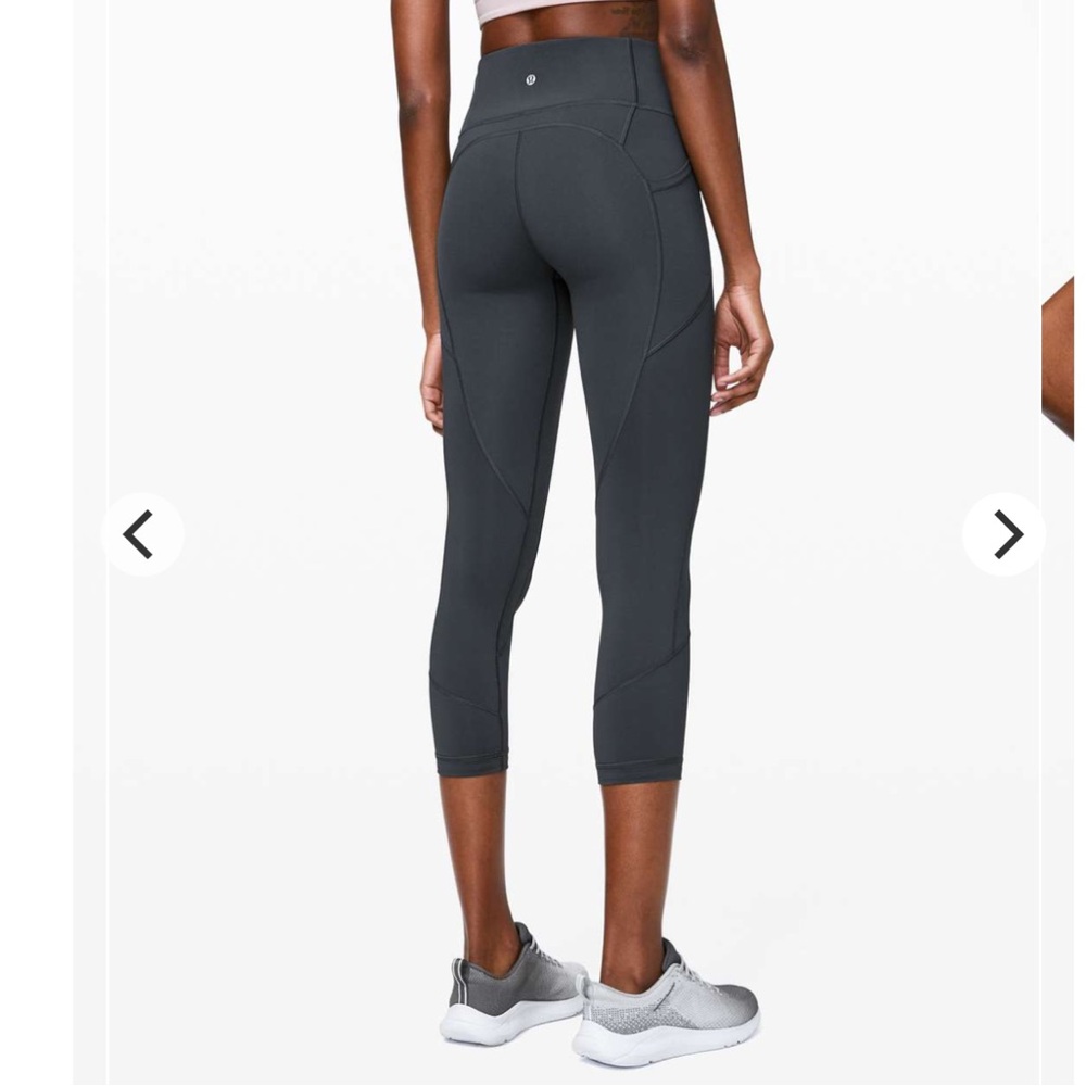 Lululemon All The Right Places Crop II *23" Melanite